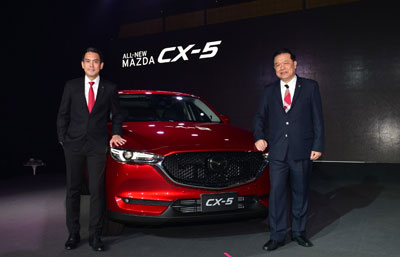 เผยโฉม ALL-NEW MAZDA CX-5 อเนกประสงค์เอสยูวี ตัวล่าสุด อัดแน่นไปด้วยเทคโนโลยี