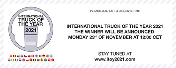 เตรียมพบกับงานประกาศรางวัล International Truck of the Year Award 2021