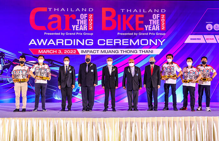 รถจักรยานยนต์ฮอนด้า ครองเบอร์ 1 คว้า Bike of The Year 2022 มากที่สุดถึง 15 รางวัล