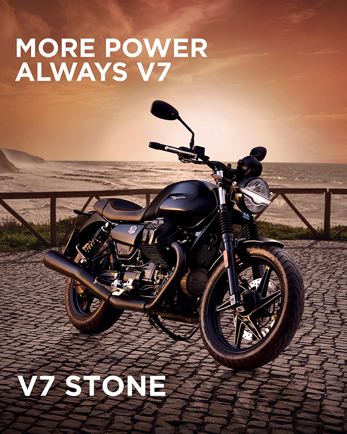 NEW GENERATION OF MOTO GUZZI ที่ให้คุณได้สัมผัสประสบการณ์สุดคลาสสิก ที่มาพร้อมสมรรถนะอันยอดเยี่ยม ยิ่งกว่าที่เคย!  กับ MOTO GUZZI V7 STONE และ MOTO GUZZI V7 SPECIAL