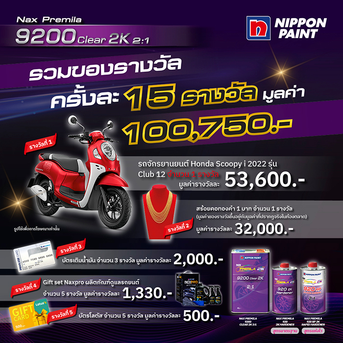 นิปปอนเพนต์จัดแคมเปญ “Nax Premila 9200 ฉลอง 5 ปี