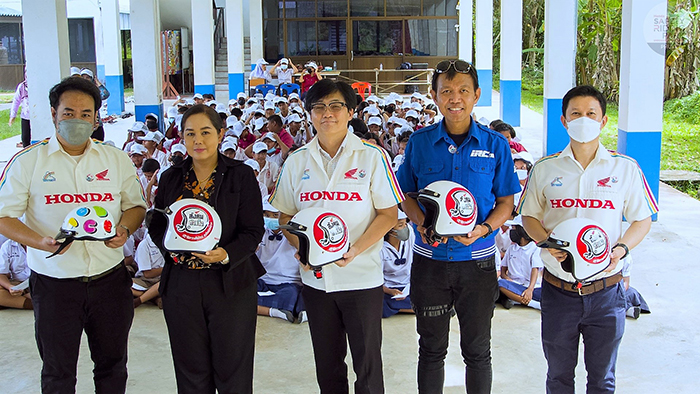 ศูนย์ฝึกขับขี่ปลอดภัยฮอนด้าจัดอบรมขับขี่ปลอดภัย Honda Road Safety For Kids ที่จังหวัดพังงา