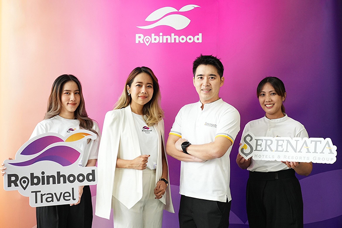 “Robinhood Travel” แท็กทีม “SERENATA Hotels & Resorts Group” กระตุ้นท่องเที่ยวไทยช่วงไฮซีซัน อัดโปรแรงส่วนลดที่พักสูงถึง 5,000 บาท