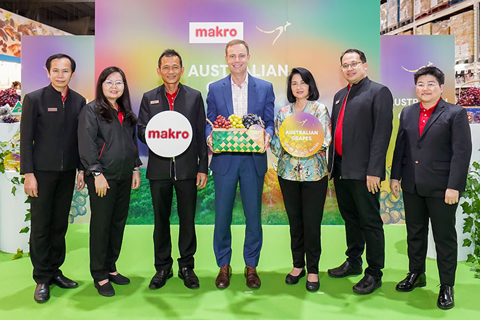 แม็คโคร เปิดฤดูกาลองุ่นออสเตรเลีย The Launch of Australian Table Grape Season  นำผลผลิตคุณภาพดี ส่งตรงถึงไทย รับธุรกิจ โรงแรม ร้านอาหาร ฟื้นตัว กำลังซื้อคึกคัก