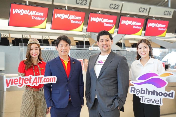 Robinhood ควงแขน Thai Vietjet มอบประสบการณ์พิเศษ เสิร์ฟความสดชื่นในทุกเส้นทาง ด้วยเครื่องดื่มฟรีเฉพาะลูกค้า Robinhood Travel