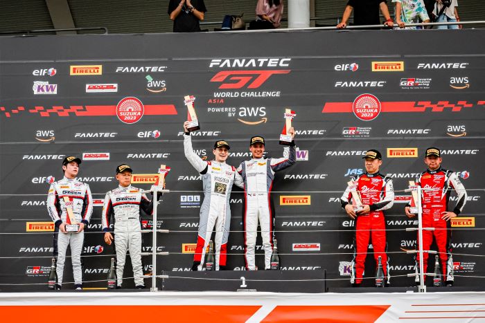 วุฒิกร และทีมเมท AAS Motorsport ขึ้น Top โพเดี้ยม รักษาแชมป์ GT World Challenge Asia 2023 @ Suzuka Circuit, ญี่ปุ่น