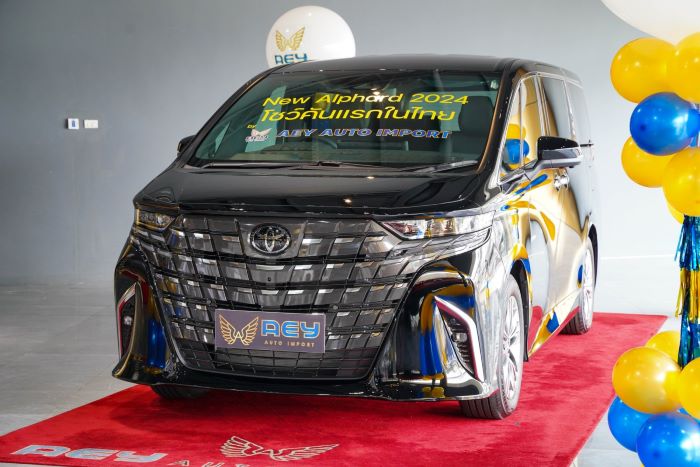 AEY AUTO IMPORT โตแกร่ง ล่าสุดนำเข้า TOYOTA ALPHARD Gen 4 พร้อมตอกย้ำความเป็นผู้นำ Grey Market เจ้าแรกในไทย ชูกลยุทธ์สร้างประสบการณ์การขับขี่ที่แตกต่างสุดเอ็กซ์คลูซีฟ