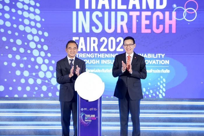 รัฐมนตรีช่วยว่าการกระทรวงการคลังร่วมกับเลขาธิการ คปภ. กดปุ่มเปิดงาน Thailand InsurTech Fair 2023 ครั้งที่ 3 อย่างยิ่งใหญ่ ชูสุดยอดนวัตกรรมเทคโนโลยีประกันภัยเพื่อให้ธุรกิจประกันภัยเติบโตอย่างยั่งยืน