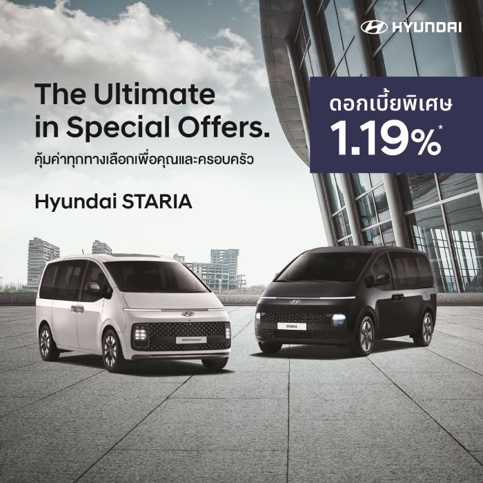 HYUNDAI Happy Choice เลือกโปรในแบบที่ใช่ และพบกับโรดโชว์ทั่วประเทศ ให้คุณสัมผัสรถยนต์ฮุนไดได้สะดวกกว่าเคย