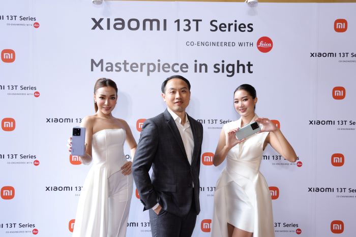 เสียวหมี่ ประเทศไทย เปิดตัวสมาร์ทโฟนเรือธงรุ่นใหม่ ‘Xiaomi 13T Series co-engineered with Leica’  ในคอนเซ็ปต์ Masterpiece in sight วางจำหน่ายในราคาเริ่มต้น 15,990 บาท พร้อมให้สั่งจองเป็นเจ้าของแล้วตั้งแต่วันนี้ ถึง 6 ตุลาคมนี้!