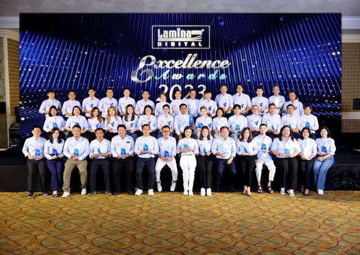 “ลามิน่า” จัดประชุมผู้บริหารศูนย์ตัวแทนจำหน่ายทั่วประเทศ  มอบรางวัล Lamina Excellence Awards ประจำปี 2566