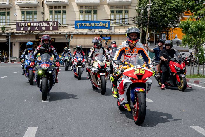 งดงามอย่างไทย! ดอร์น่าสปอร์ต ยกกองถ่ายบุกเกาะรัตนโกสินทร์ เตรียมเปิดฉาก MotoGP สนามประเทศไทย 27-29 ต.ค.นี้