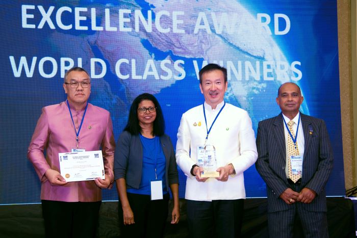 CEO กลุ่มบริษัทบางจาก รับรางวัลจากเวทีระดับโลก Global Performance Excellence Award 2023 - World Class  โรงกลั่นน้ำมันบางจาก พระโขนง โรงกลั่นน้ำมันแห่งแรกและแห่งเดียวในโลกที่ได้รับรางวัลนี้