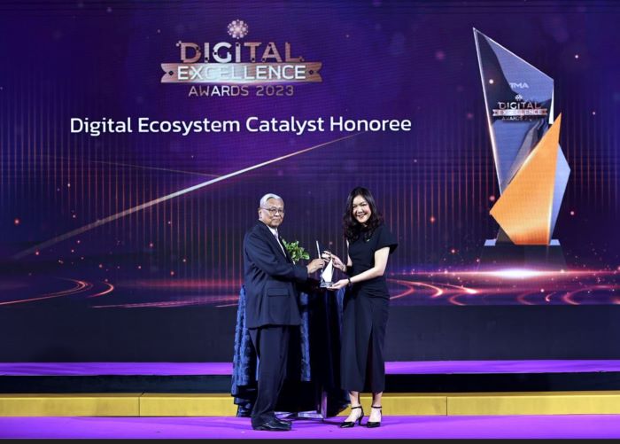 “วีออมนิ” คว้ารางวัล Thailand Digital Excellence Awards 2023  ในสาขา “Digital Ecosystem Catalyst” ตอกย้ำความเป็นผู้นำในฐานะองค์กรดิจิทัลที่ขับเคลื่อนการเปลี่ยนแปลงท่ามกลาง  การเปลี่ยนแปลงของเทคโนโลยีดิจิทัล (Digital Transformation)