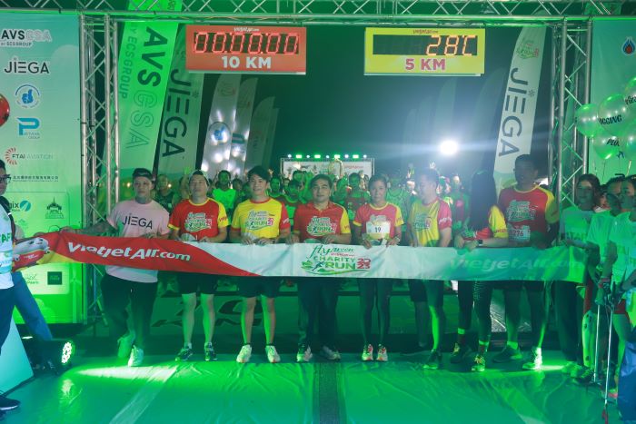 นักวิ่งรักษ์โลกกว่า 1,500 คน ร่วมงานวิ่งการกุศล ‘Fly Green Charity Run’ จัดโดยไทยเวียตเจ็ท