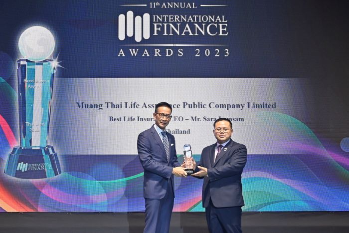 “สาระ ล่ำซำ” คว้ารางวัลสุดยอดผู้นำองค์กร “Best Life Insurance CEO”  พร้อมรางวัล Best New Life Insurance Initiative – Silver Readiness by MTL  จาก International Finance Magazine ประเทศอังกฤษ