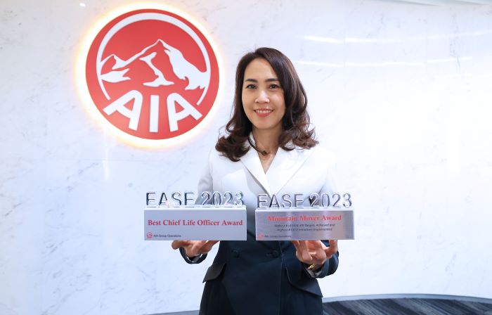 เอไอเอ ประเทศไทย กวาด 8 รางวัลระดับภูมิภาค จากงานประกาศรางวัล EASE 2.0 Awards 2023