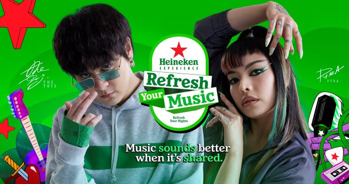 Heineken Experience ส่งแคมเปญปล่อยไหลเอาใจคนดนตรี “Refresh Your Music” ชวนศิลปินรุ่นใหม่ทั่วประเทศร่วมเปิดประสบการณ์ดนตรีให้สนุกกว่าที่เคย