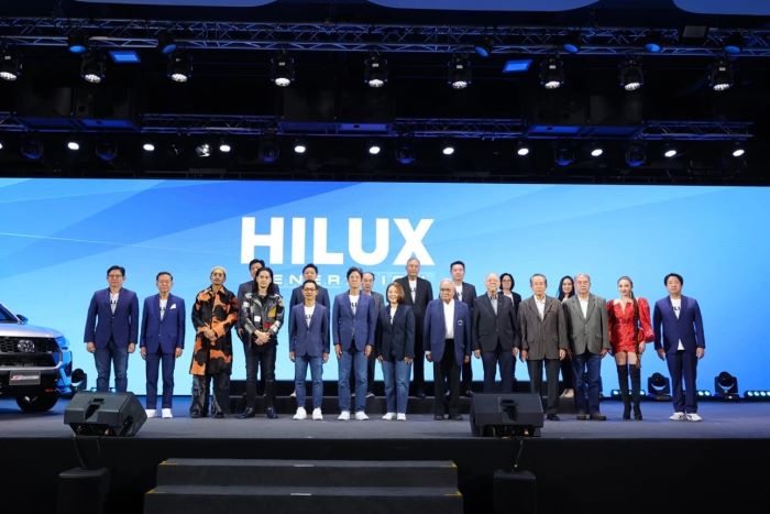 โตโยต้าเชิญพบกับการเปิดงาน ”Hilux Generation” ตอกย้ำความเป็นรถเคียงข้างคนไทยมายาวนาน ครอบคลุมทุกการใช้งาน พร้อมแนะนำรุ่นปรับปรุงใหม่ปี 2567 มาพร้อมกับเครื่องยนต์มาตรฐาน EURO 5