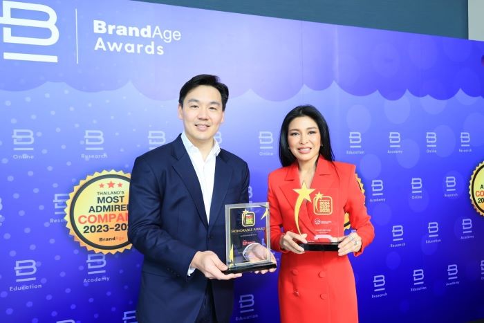 เอไอเอ ประเทศไทย คว้า 4 รางวัลสุดยอดแบรนด์และบริษัทที่น่าเชื่อถือที่สุด  จากเวที Thailand's Most Admired Company และ Thailand's Most Admired Brand 2024 โดยนิตยสาร BrandAge