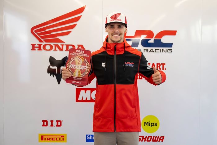 “ทิม ไกจ์เซอร์" บิด Honda CRF450R ระเบิดฟอร์ม คว้าโฮลช็อตพร้อมกดชัยชนะ MXGP สนามที่ 5 ที่โปรตุเกส