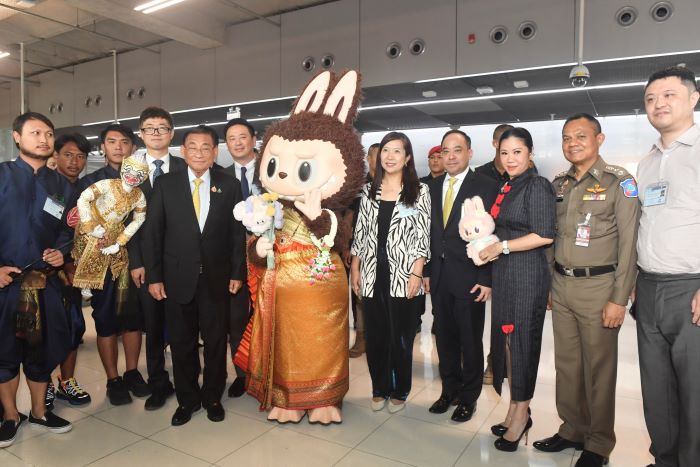 ททท. สร้างปรากฏการณ์นำมาสคอตลาบูบู้เที่ยวไทยในกิจกรรม Welcome Ceremony of LABUBU หวังกระแสเที่ยวไทยตามรอยลาบูบู้ในกลุ่มนักท่องเที่ยวจีน พร้อมเตรียมเฉลิมฉลองความสัมพันธ์ไทยจีนครบ 50 ปี