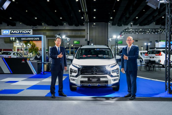 มิตซูบิชิ มอเตอร์ส ประเทศไทย ชวนลูกค้าสัมผัสประสบการณ์ Mitsubishi e:MOTION เทคโนโลยีขับเคลื่อนฟูลไฮบริดเหนือระดับ จาก เอ็กซ์แพนเดอร์ เอชอีวี และ เอ็กซ์แพนเดอร์ ครอส เอชอีวี พร้อมด้วยยานยนต์แห่งเทคโนโลยีสุดล้ำสมัย ที่งานฟาสต์ ออโต โชว์ ไทยแลนด์ 2024