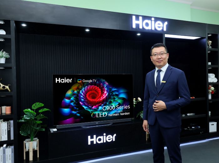 ไฮเออร์ ประเทศไทย เปิดตัวทีวี OLED ซีรีส์ใหม่ C900UX  ชูนวัตกรรม AI สุดล้ำ ตอกย้ำผู้นำ  แบรนด์เครื่องใช้ไฟฟ้าระดับโลกของจีน คาดหวังยอดขายทีวีเติบโตกว่า 10%