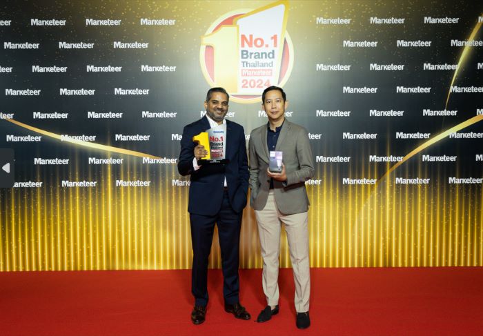 ฟิลิปส์ คว้ารางวัล “No.1 Brand Thailand Award 2024” เป็นปีที่ 7  ตอกย้ำระบบไฟอัจฉริยะ และผลิตภัณฑ์แสงสว่าง LED อันดับ 1 ที่คนไทยไว้วางใจสูงสุด