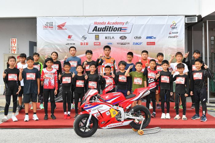 เยาวชนร่วมคัดเลือกสุดคึกคัก “Honda Academy Thailand” ปีที่ 9 ก้าวแรกสานฝันเยาวชนไทยสู่นักบิดระดับโลก!