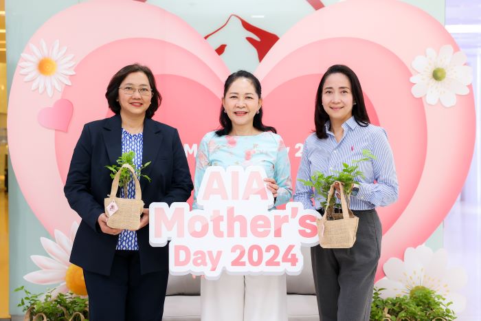 เอไอเอ ประเทศไทย จัดกิจกรรม AIA Mother’s Day 2024  ชวนคุณแม่เพื่อนพนักงานตรวจสุขภาพฟรีแทนความห่วงใยเนื่องในวันแม่แห่งชาติ