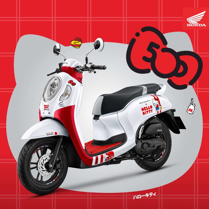 สาวกคิตตี้ ห้ามพลาด! ‘Honda Scoopy Hello Kitty Limited Edition’ รวมสองความสุดที่ไม่หยุดคิวท์ พร้อมวางจำหน่ายแล้ววันนี้ 2,000 คัน เท่านั้น