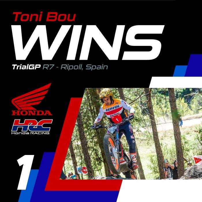 Repsol Honda Team กระหน่ำสร้างผลงานสุดหรู คว้าแชมป์โลก พร้อมรองแชมป์โลก TrialGP 2024 เหมาชัยชนะปิดท้ายซีซั่น ที่สเปน