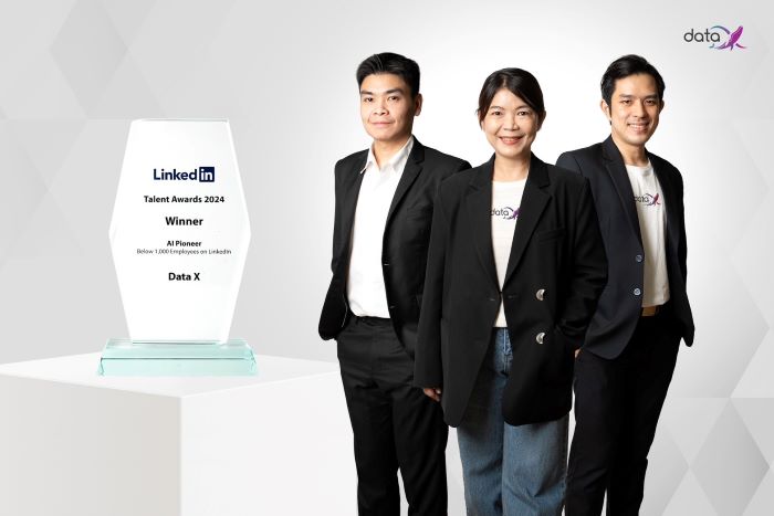 DataX คว้ารางวัล “AI Pioneer 2024” จากเวที LinkedIn Talent Awards 2024 ตอกย้ำศักยภาพบุคคลากรระดับแถวหน้าด้าน AI