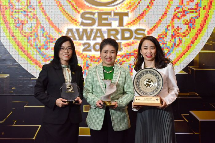 บางจากฯ คว้า 3 รางวัลทรงเกียรติ จากเวที SET Awards 2024 รับ 2 รางวัลสูงสุดด้านความยั่งยืนและนักลงทุนสัมพันธ์