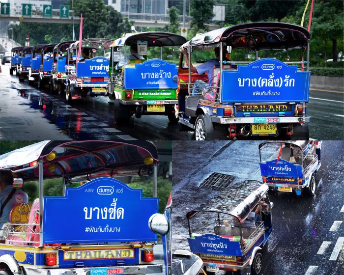 Durex ทำถึง! ใช้คาราวานตุ๊กตุ๊ก โปรโมตความ “บาง” ถุงยางรุ่น Durex Airy ทั่วกรุงเทพฯ